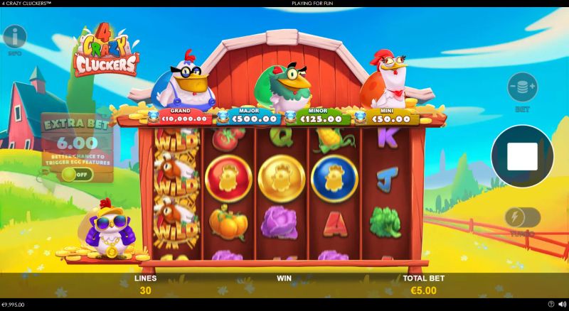 4 Crazy Cluckers gameplay screenshot