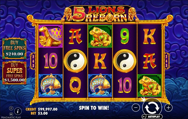 5 Lions Reborn gameplay screenshot