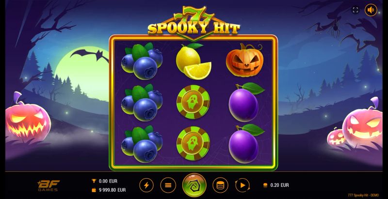 777 Spooky Hit gameplay screenshot