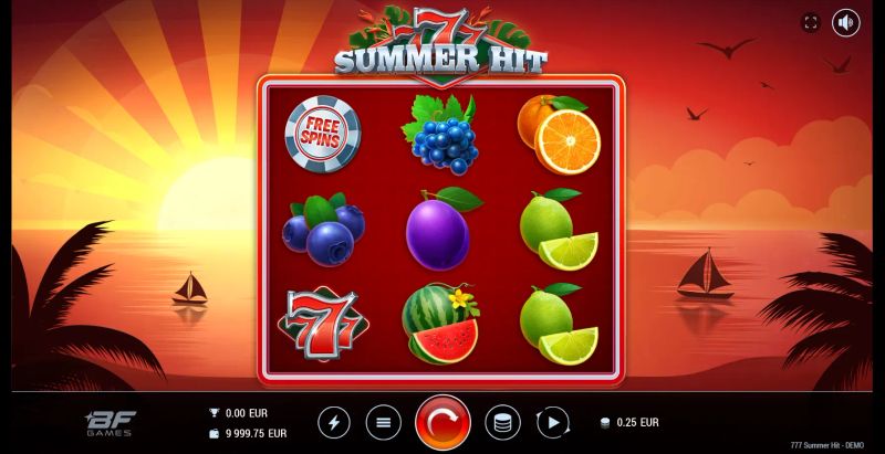 777 Summer Hit gameplay screenshot