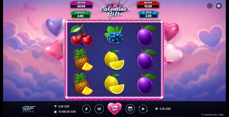 777 Valentine's Gifts gameplay screenshot