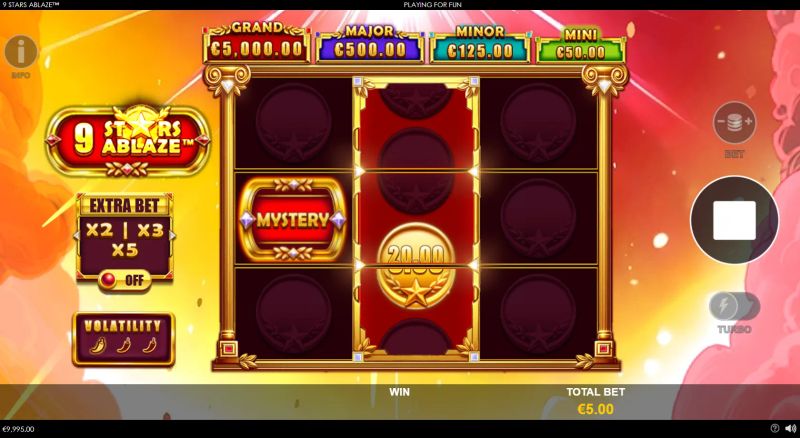 9 Stars Ablaze gameplay screenshot