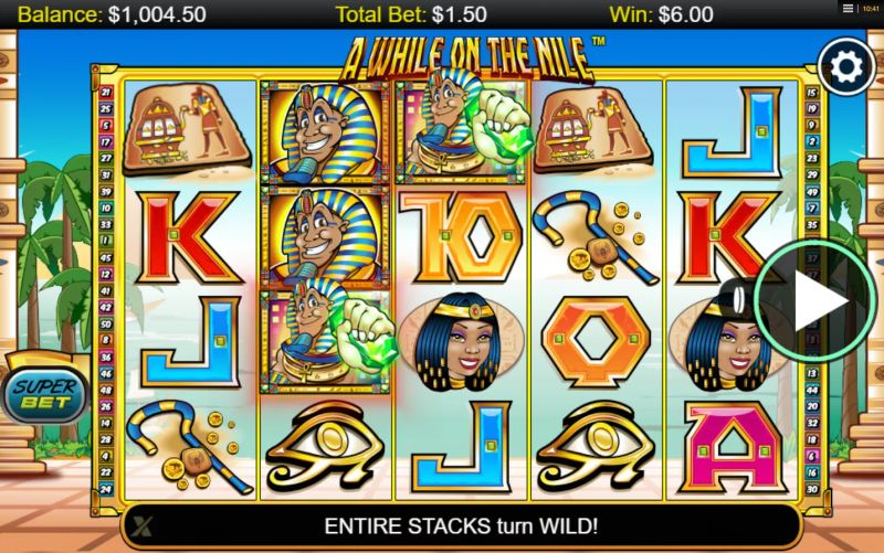 A While on the Nile gameplay screenshot