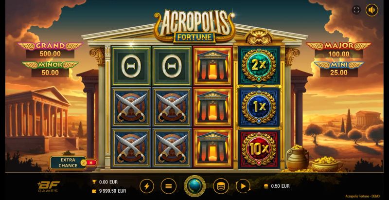 Acropolis Fortune gameplay screenshot