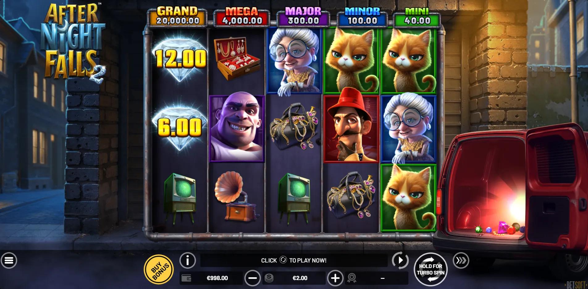 After Night Falls 2 slot gameplay screenshot