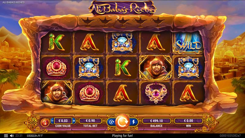 Ali Baba's Riches gameplay screenshot