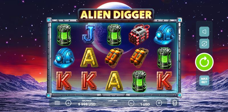 Alien Digger gameplay screenshot
