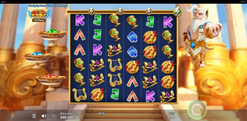 Almighty Zeus Wilds Link & Merge gameplay screenshot