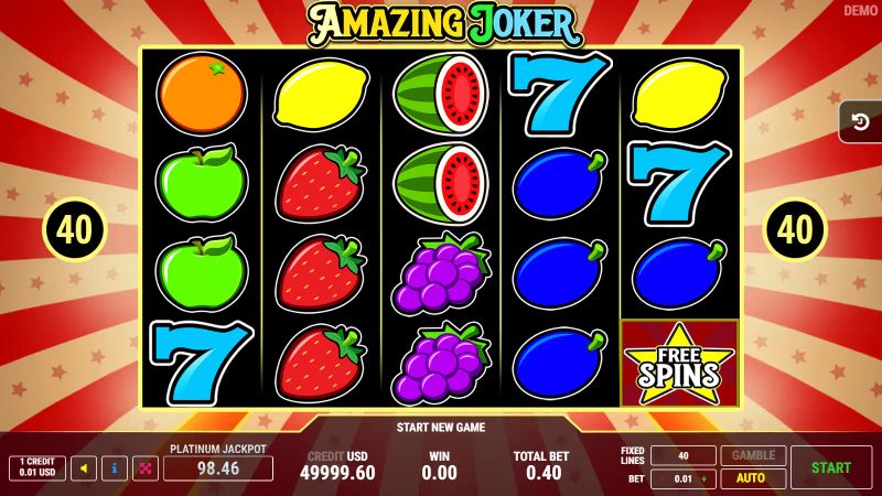 Amazing Joker gameplay screenshot
