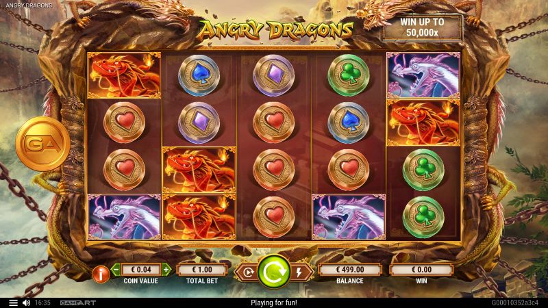 Angry Dragons gameplay screenshot
