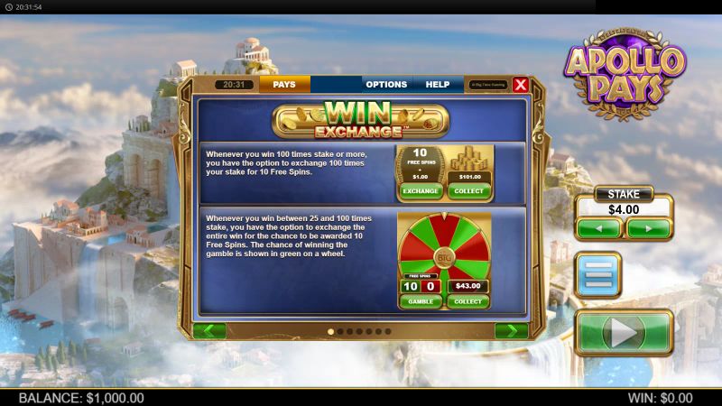 Apollo Pays gameplay screenshot