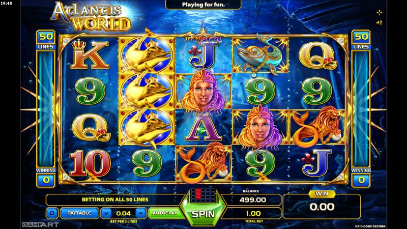 Atlantis World gameplay screenshot