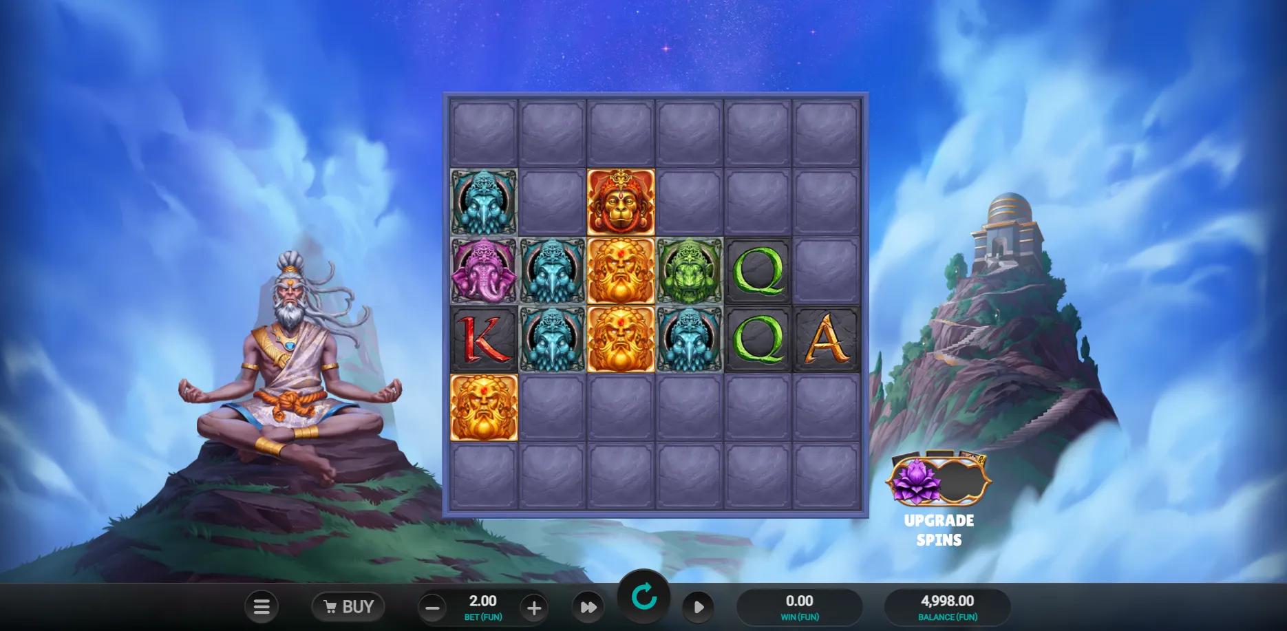 Aura God slot gameplay screenshot
