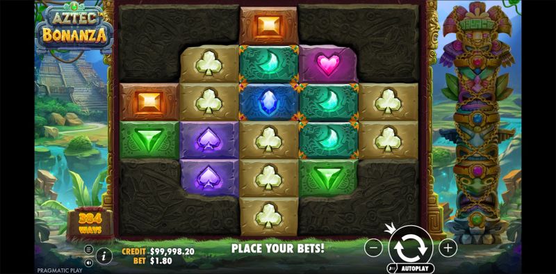 Aztec Bonanza gameplay screenshot