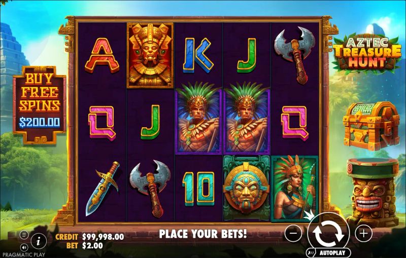 Aztec Treasure Hunt gameplay screenshot