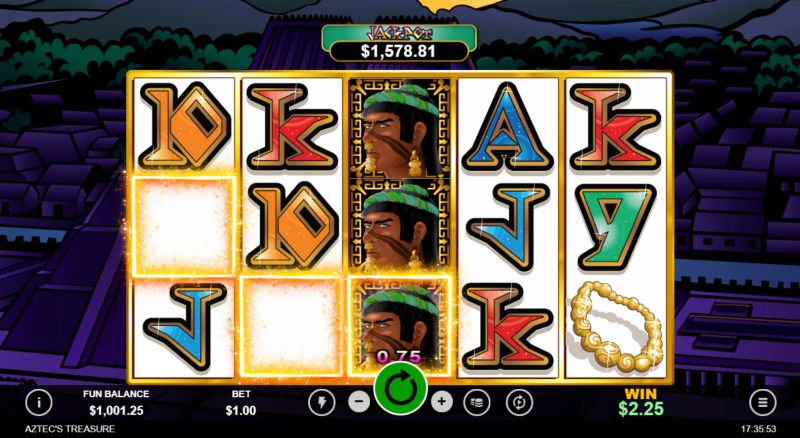 Aztec's Treasure gameplay screenshot