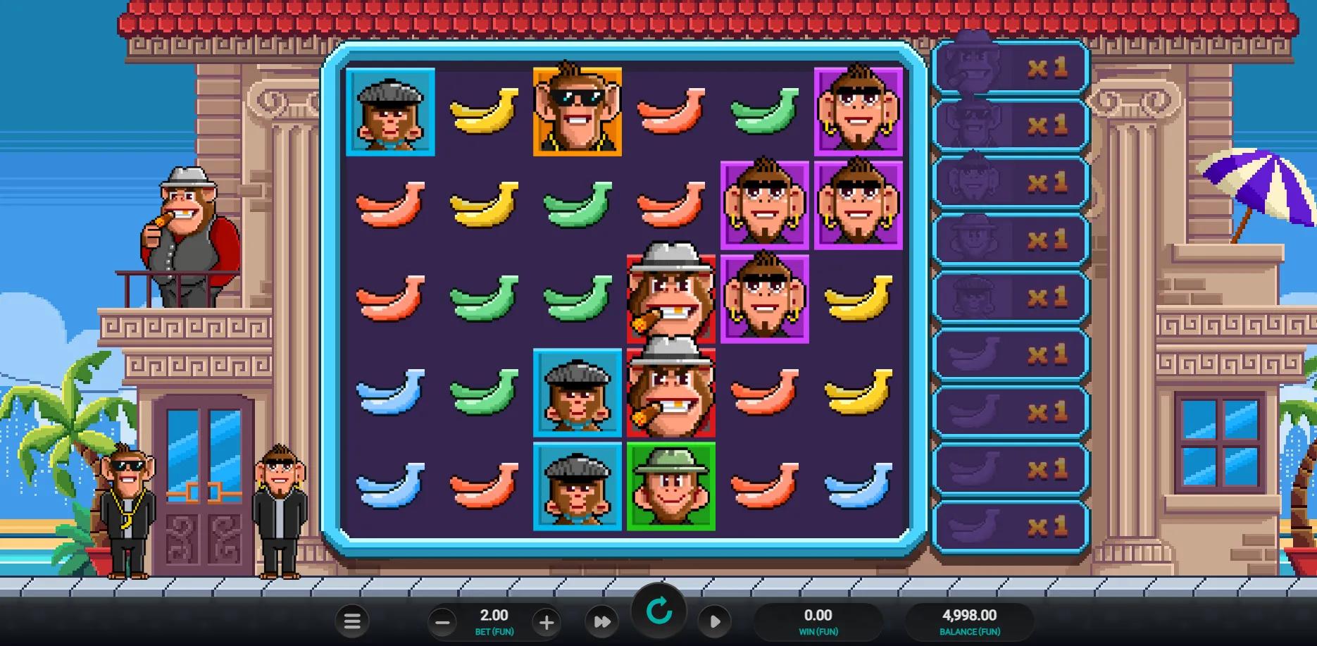 Banana Town Dream Drop slot gameplay screenshot