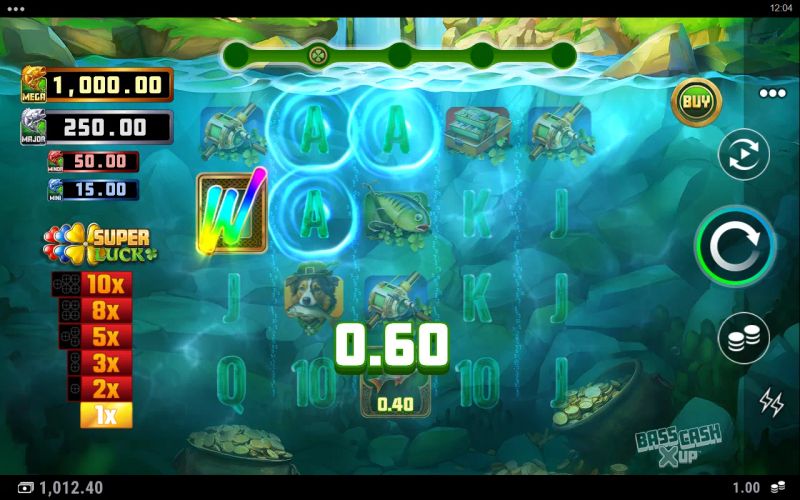 Bass Catch Super Luck gameplay screenshot