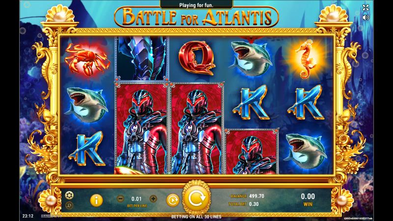 Battle for Atlantis gameplay screenshot