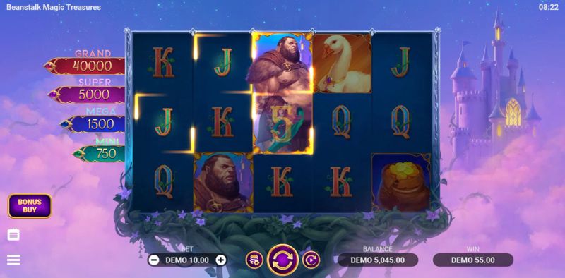 Beanstalk Magic Treasures gameplay screenshot