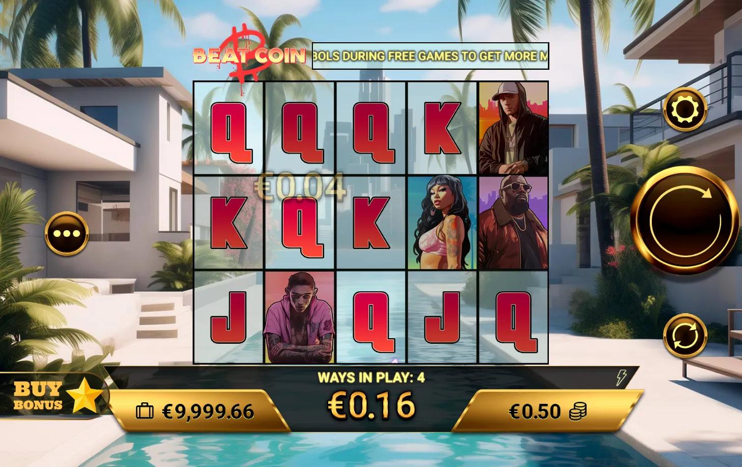 Beat Coin slot gameplay screenshot