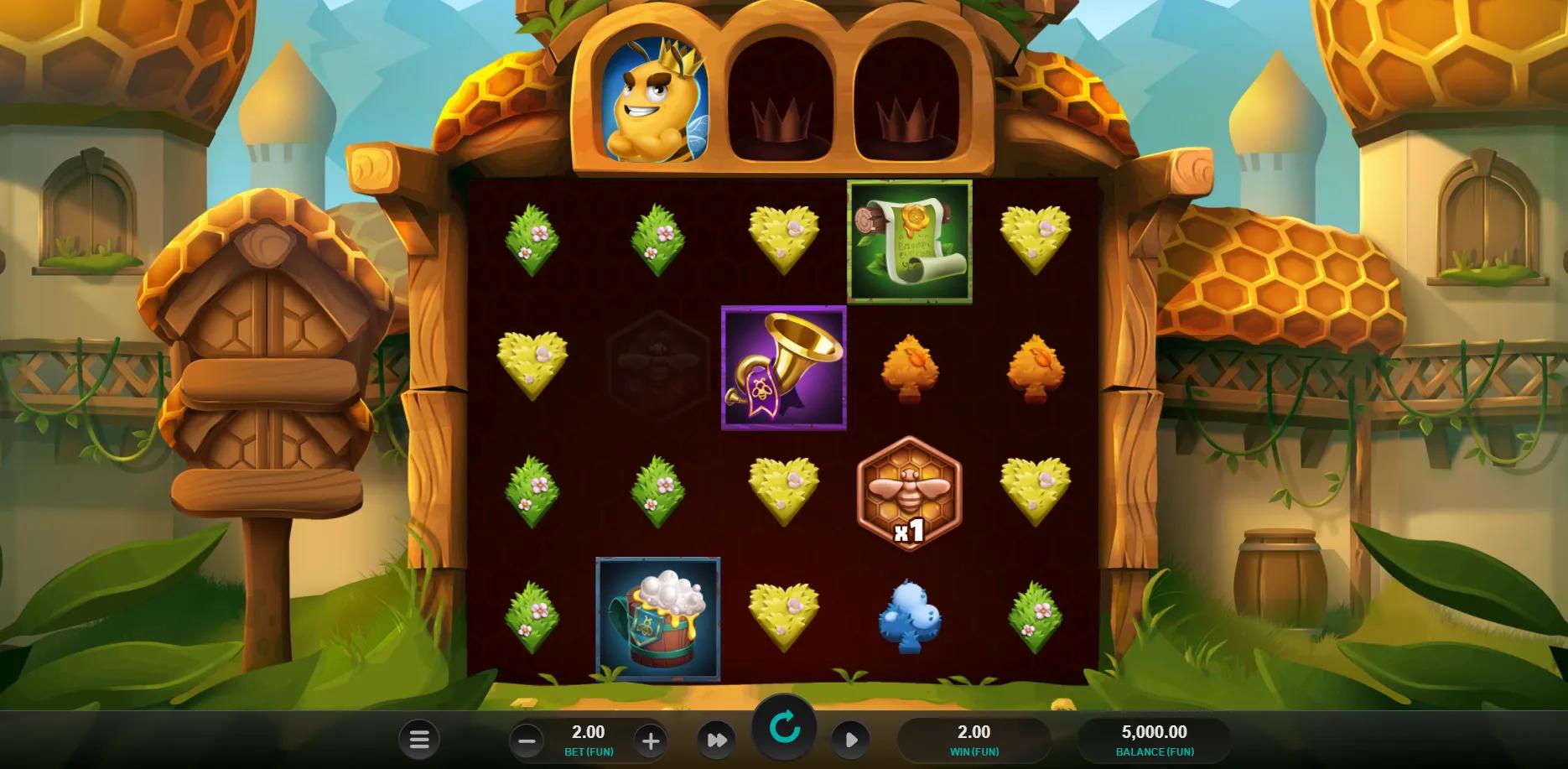 Beellionaires Dream Drop slot gameplay screenshot