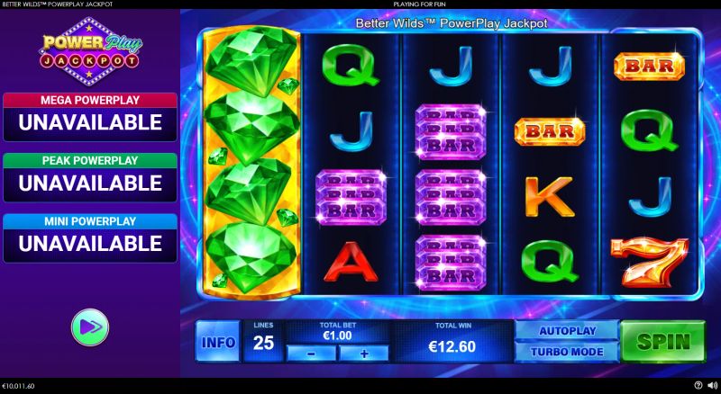 Better Wilds PowerPlay Jackpot gameplay screenshot