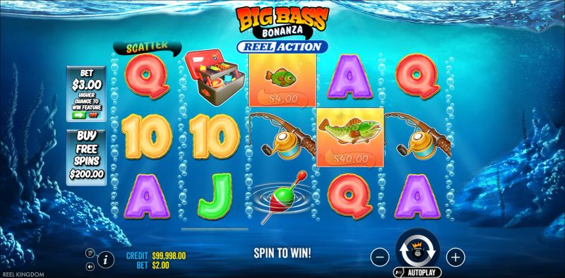 Big Bass Bonanza - Reel Action gameplay screenshot