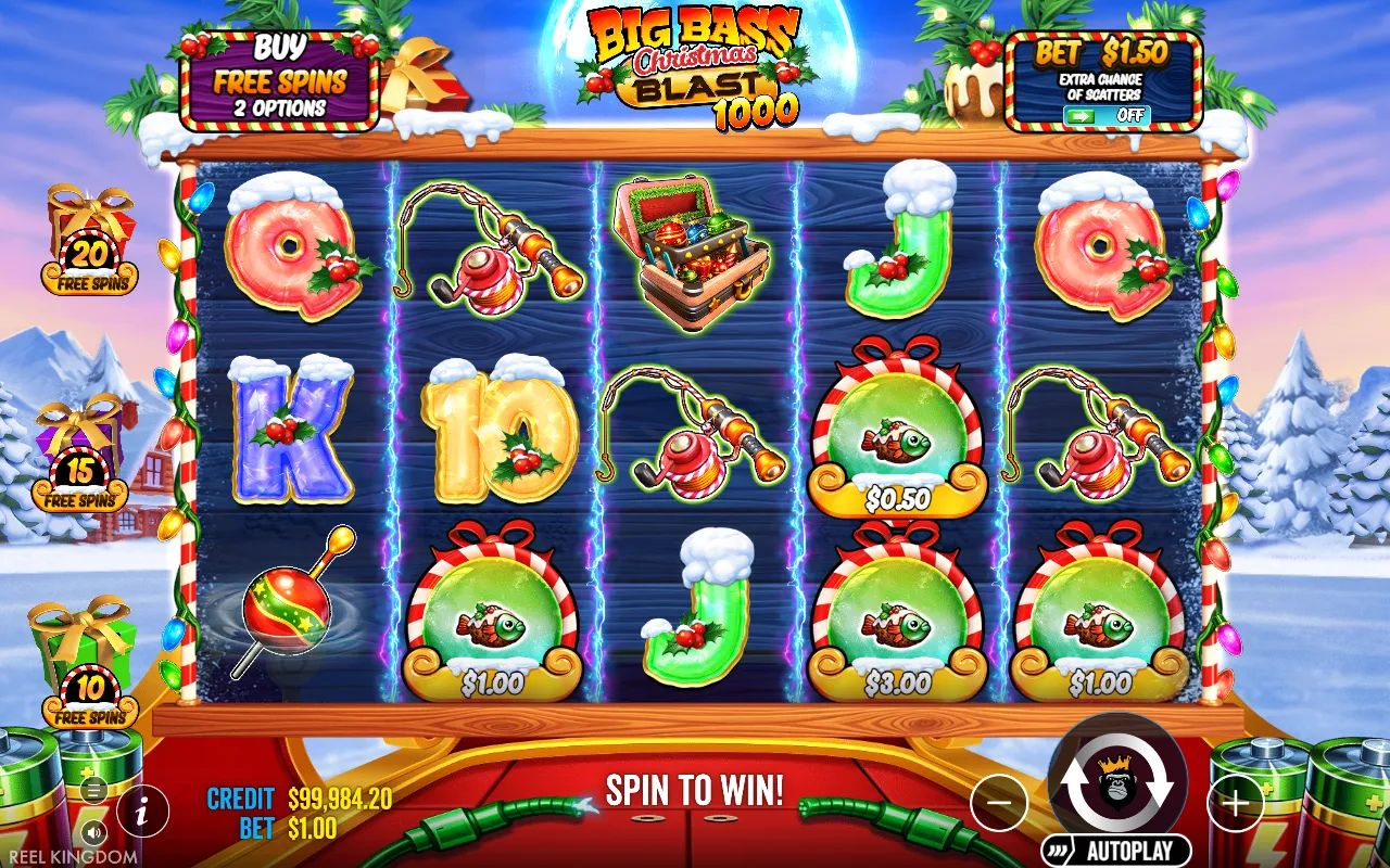 Big Bass Christmas Blast 1000 - screenshot 4