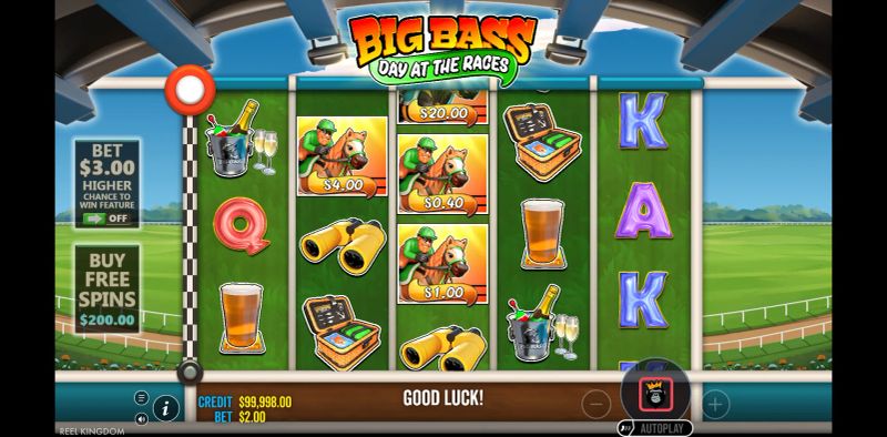 Big Bass Day at the Races gameplay screenshot