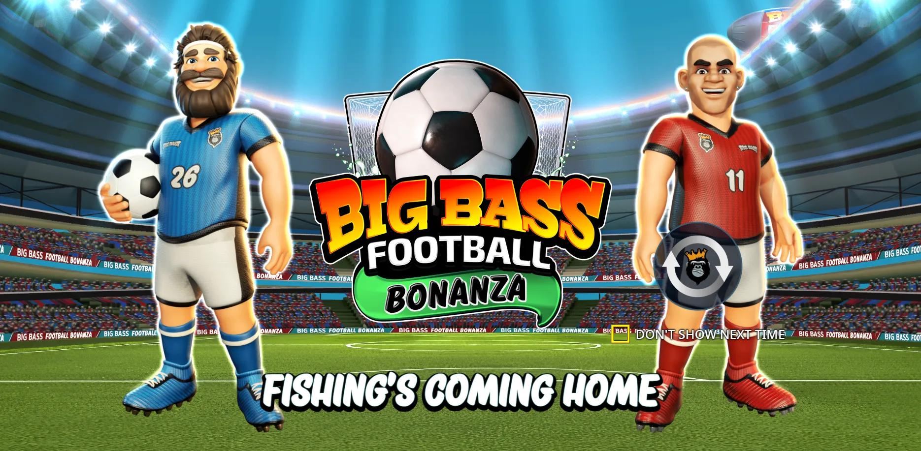 Big Bass Football Bonanza slot gameplay screenshot