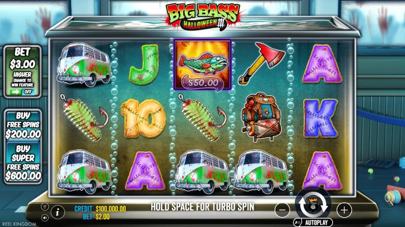 Big Bass Halloween 3 gameplay screenshot