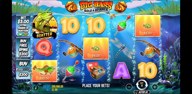 Big Bass – Hold & Spinner gameplay screenshot