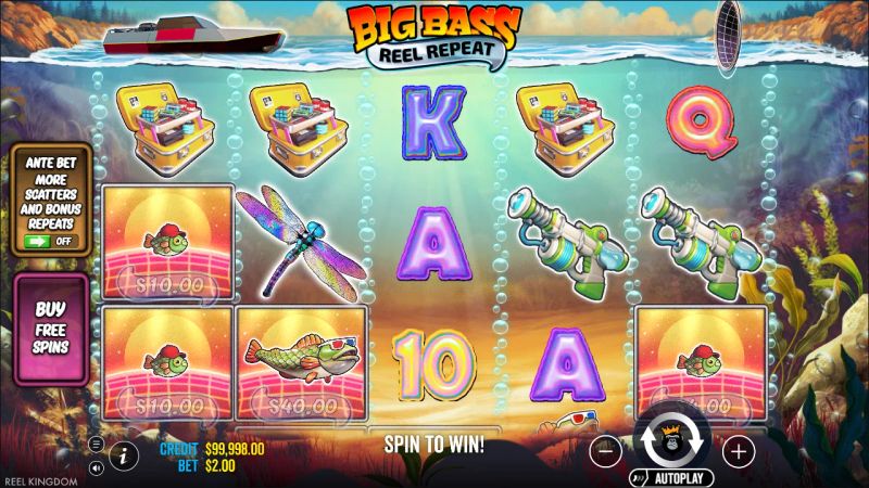 Big Bass Reel Repeat gameplay screenshot