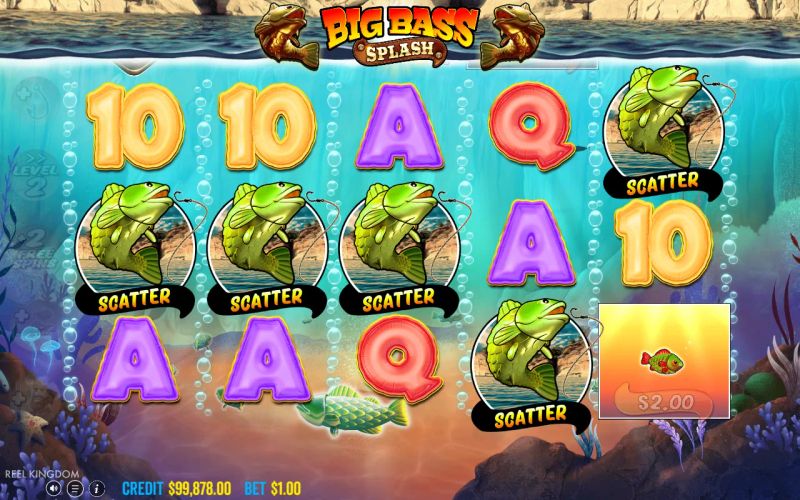 Big Bass Splash gameplay screenshot