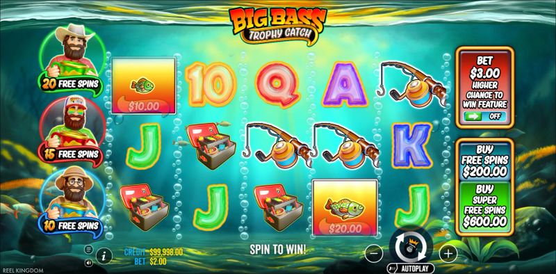 Big Bass Trophy Catch gameplay screenshot