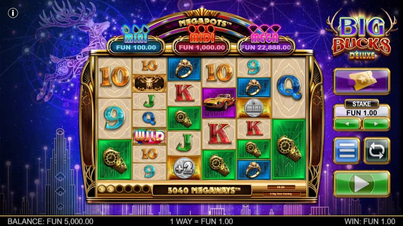 Big Bucks Deluxe gameplay screenshot