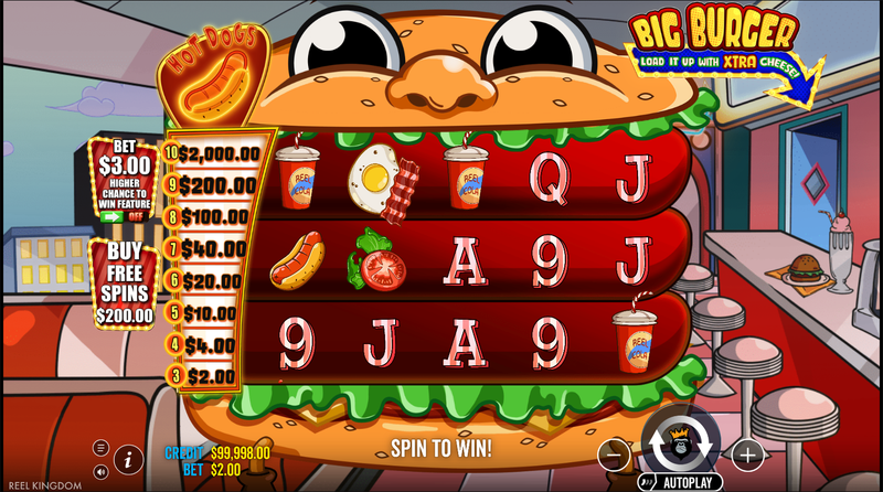 Big Burger Load it up with Xtra cheese gameplay screenshot