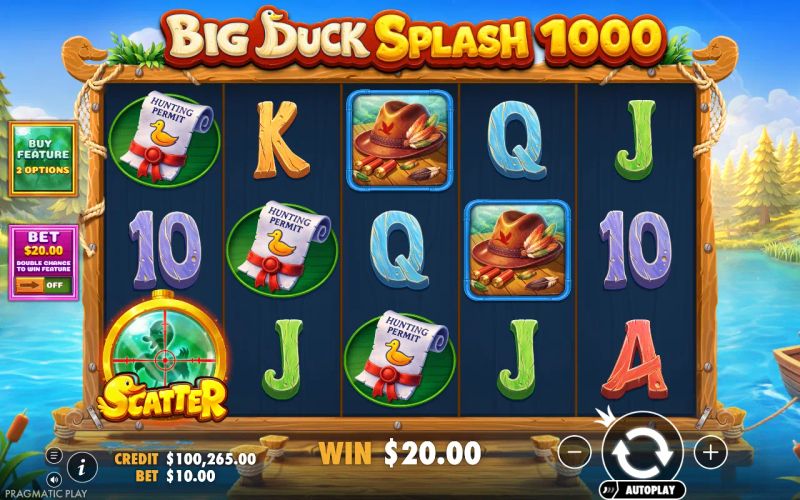 Big Duck Splash 1000 gameplay screenshot