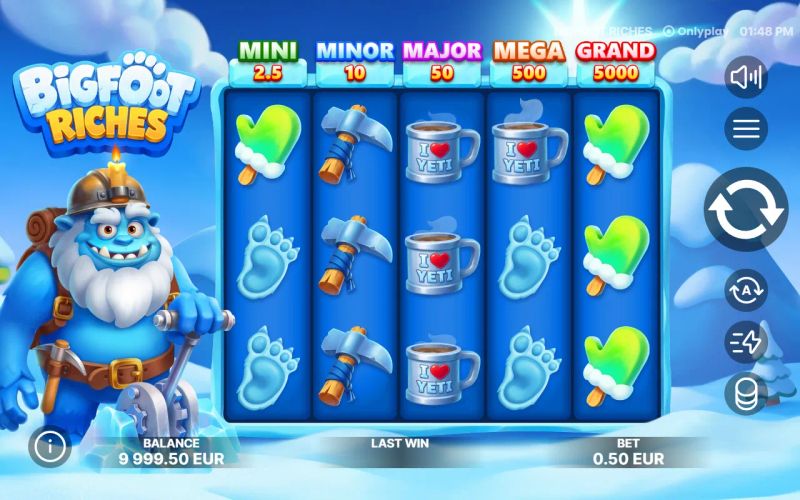 Bigfoot Riches gameplay screenshot
