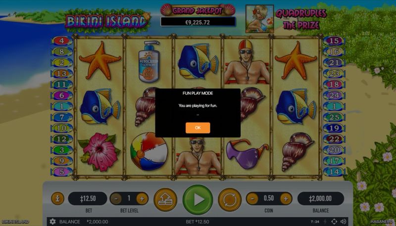 Bikini Island gameplay screenshot