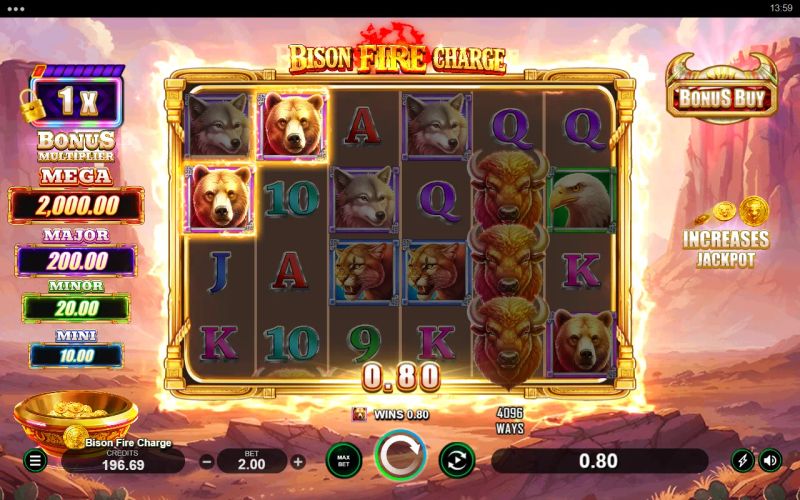 Bison Fire Charge gameplay screenshot