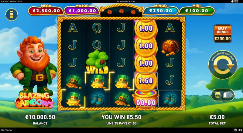 Blazing Rainbows gameplay screenshot