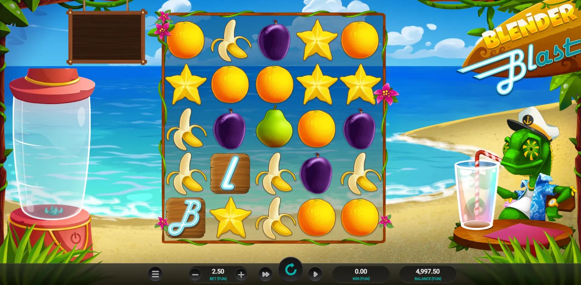 Blender Blast slot gameplay screenshot