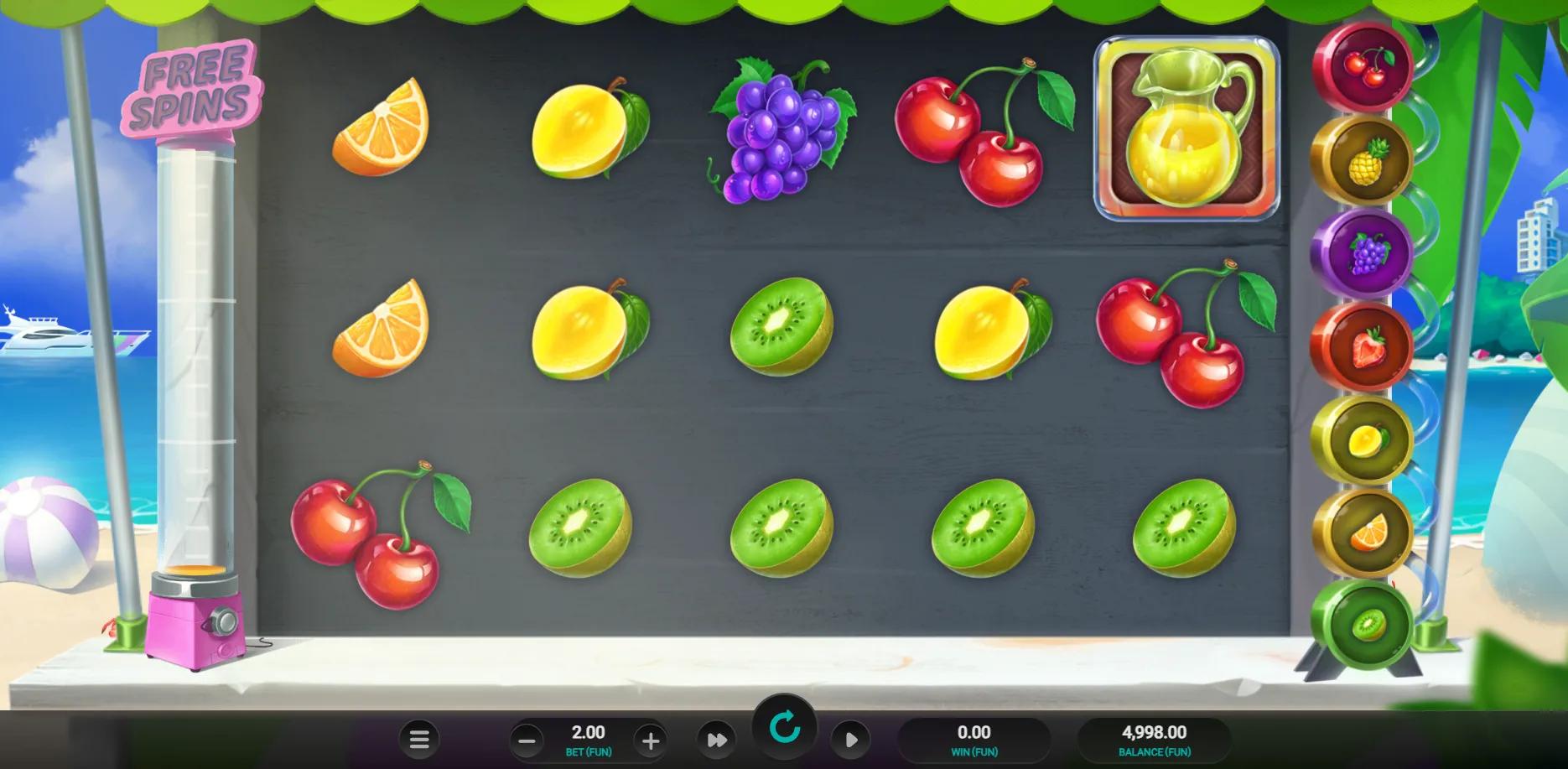 Blender Blitz slot gameplay screenshot