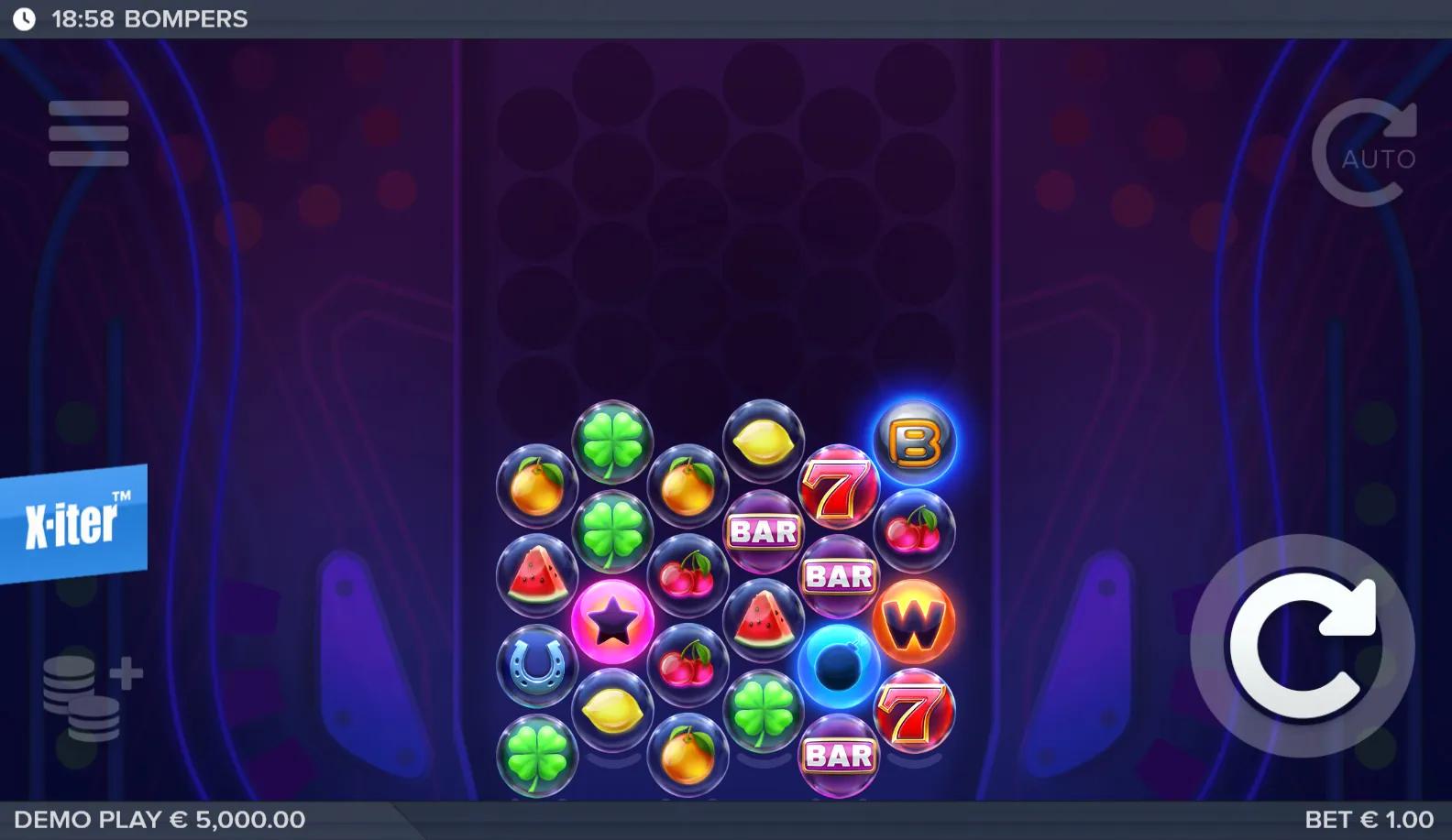ELK Studios's Bompers slot - Classic theme, high volatility action