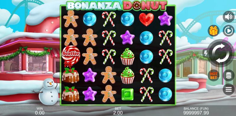 Bonanza Donut Xmas gameplay screenshot