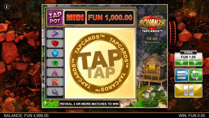 Bonanza TapCards gameplay screenshot