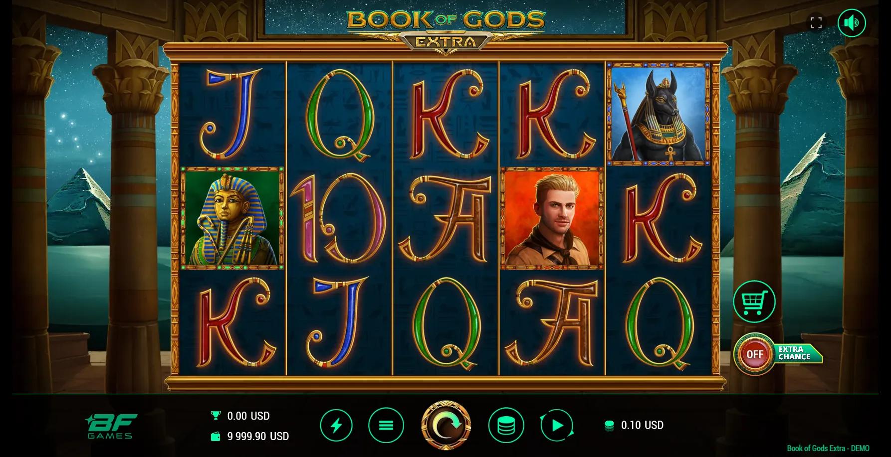 Book of Gods Extra slot gameplay screenshot