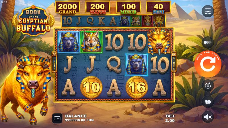 Book of the Egyptian Buffalo gameplay screenshot